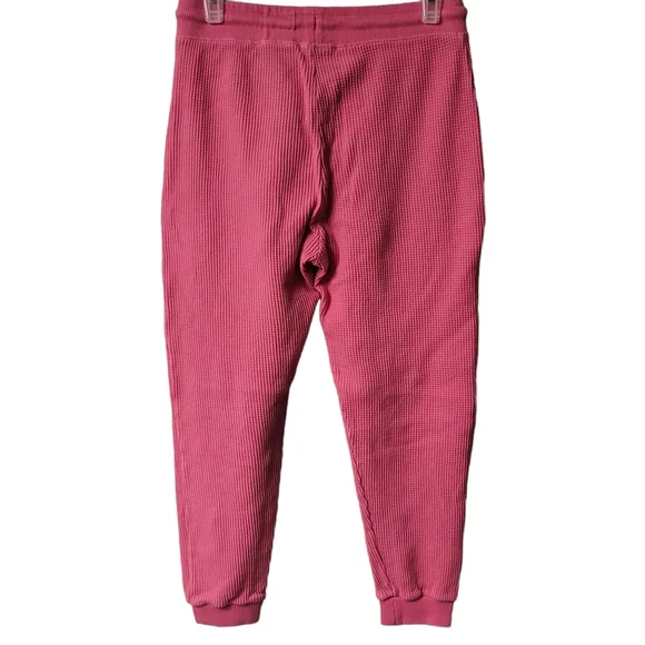 NWOT ZARA Hot Pink Textured Drawstring Jogger Pants SZ M - Picture 3 of 9